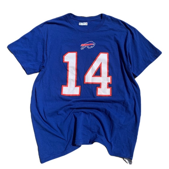 💙 Buffalo Bills #14 Stefon Diggs NFL Team Apparel T-Shirt – Size L - Picture 1 of 7